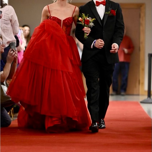 Red Prom Dress - Picture 7 of 9